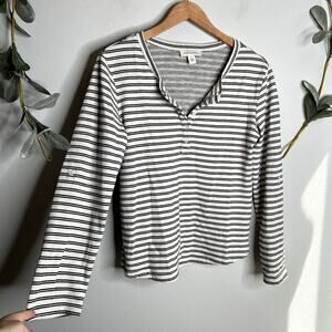 Black and White Long Sleeve LAST CALL